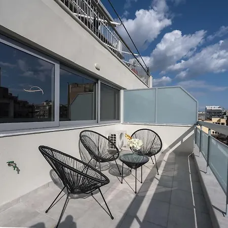 Estia Premium - Valouritou 25 Big Balcony Daire Selanik
